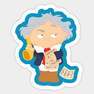 Ludwig van Beethoven Sticker